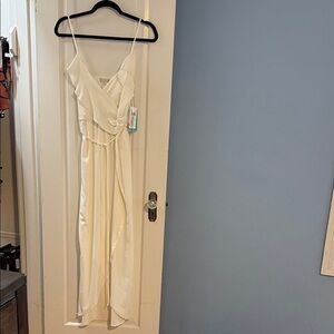 GB Girls Elegant Cream Dress